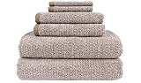 Everplush Diamond Jacquard 6 Pieces Bath Towel