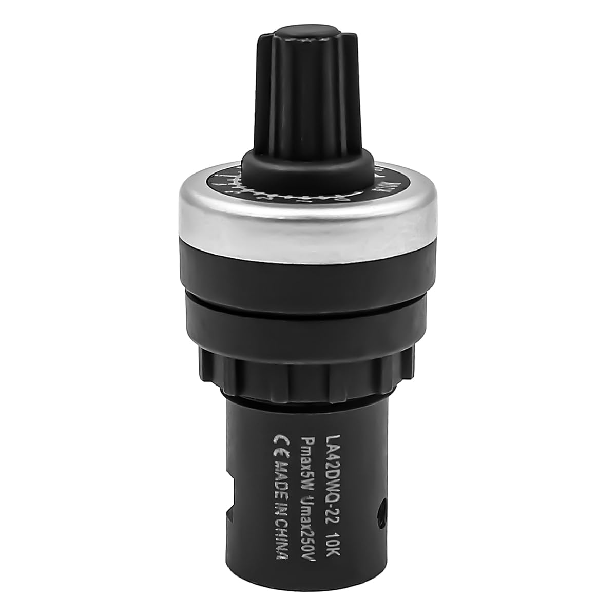 ANCLLO Potentiometer LA42DWQ-22 10K ohm Frequency Converter IP65 VSD VFD Resistance Variable Speed Drive Rotary Potentiometer 22 mm
