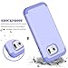 BENTOBEN Case Compatible with Samsung S6 Case, Shockproof Slim Three Layer Heavy Duty High Impact Resistant Soft Silicone Hard PC Hybrid Protective Case Cover for Samsung Galaxy S6 G920 Purple