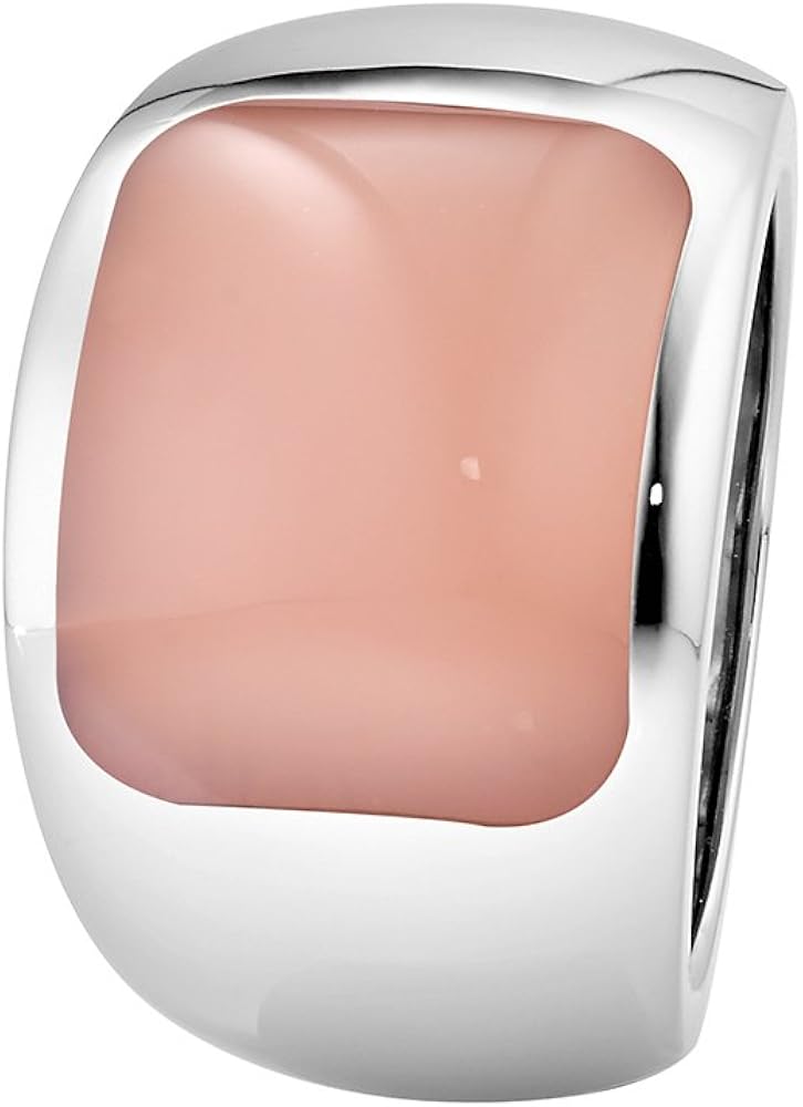 Xen Ring with 15x12 mm Large Chalcedony 54 / 17.2 mm Silver Amazon.co.uk Jewellery