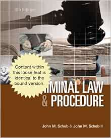 Criminal Law+Procedure (Looseleaf)