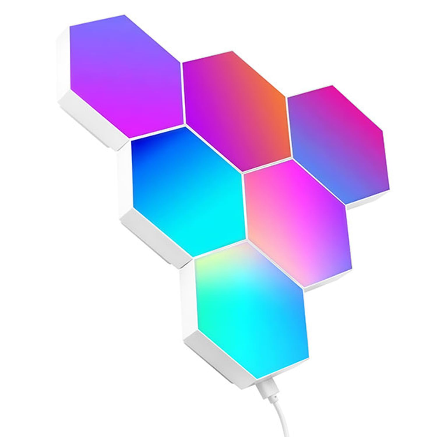 Tracer hexagonal RGB Ambience lamps - Smart Hexagon TRAOSW47256