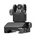 SOUFORCE AR 15 Backup Iron Sight, Flip Up Rapid Transition Front and Rear BUIS Iron Sights Set for Rifles Picatinny Rails