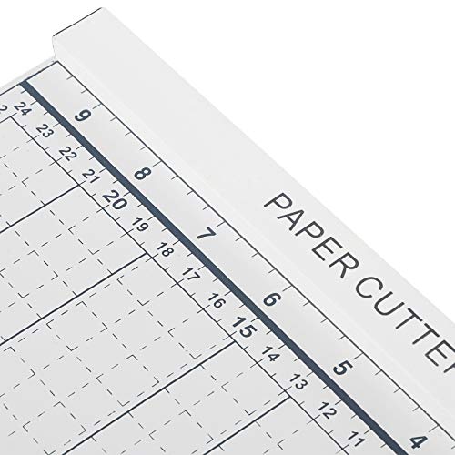[US Stock]Steel Heavy Duty Professional Office Home Paper Desk Tops Paper Guillotine Trimmer Cutter Machine (Type1) - Thumbnail 5