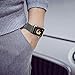 HILIMNY Compatible for Apple Watch Band 38mm 40mm 42mm 44mm, Stainless Steel Mesh Milanese Sport Wristband Loop with Adjustable Magnet Clasp for iWatch Series 1/2/3/4,Space Gray