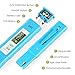 Lambow Digital Meter 0.01 High Accuracy Quality 0-14 Measurement Range for Household Drinking, Pool and Aquarium Water PH Tester Design with ATC, Blue