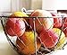 SLPR Metal Chicken Wire Basket Storage with Handle (Grey, Set of 2) | Farmhouse Decorative Storage Boxes for Shelves