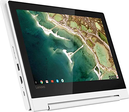 Lenovo 2020 2-in-1 11.6" Convertible Chromebook Touchscreen Laptop Computer/Quad-Core MediaTek MT8173C (4C/ 2X A72 + 2X A53)/ 4GB Memory/ 32GB eMMC/ 802.11ac WiFi/Bluetooth/Type-C/White/Chrome OS