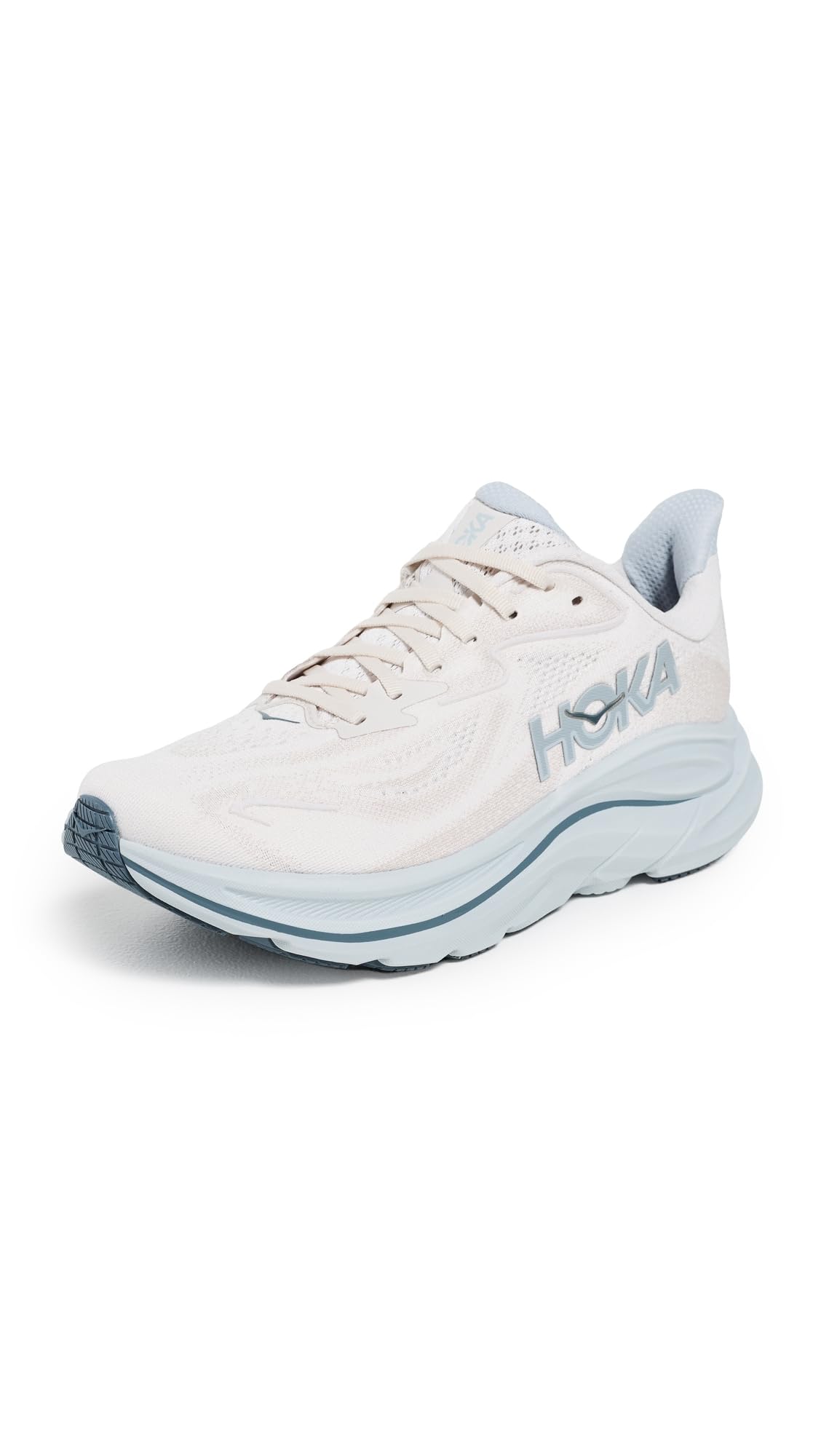 Hoka Women's Clifton 10 Grout/Mineral Blue 8.5 Medium Image
