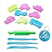 Carykon Vehicle Smart Dough Tools Kit with Models and Molds, Set of 12