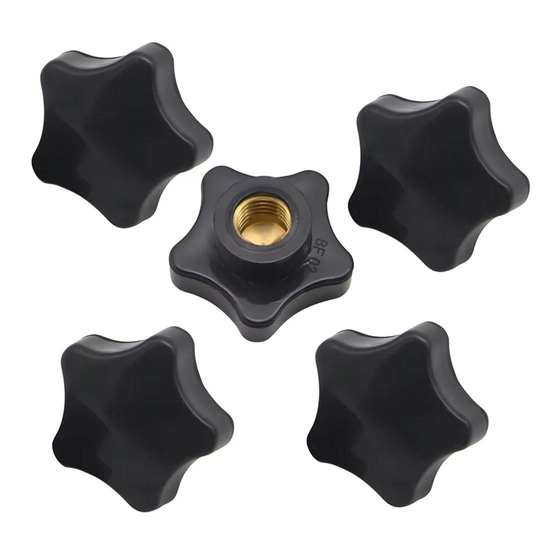 SYDARSYN M10 Star Knob Clamping Nut Plastic Star Head Clamping Knobs Handle Nuts Female Thread Thumb Nuts (5PCS)