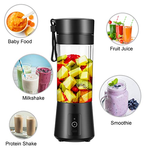 WATSMAR Portable Blender, Rechargeable Personal Blender for Shakes & Smoothies, Small Mini Fruit