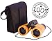 Toy Binoculars for Kids and Toddlers | Christmas or Birthday STEM Gift for Baby Boys Girls and Twins | Great for Party Pretend Play Outdoors and Travel Trips | Best for 3 to 6 yr | Small and Compact