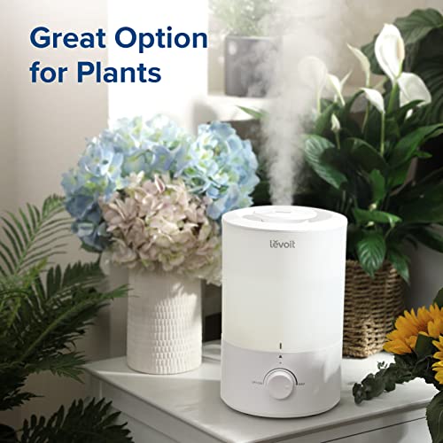 LEVOIT Humidifiers for Bedroom, Quiet (3L Water Tank) Cool Mist Top