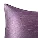 Lumbar Throw Pillow Covers Eggplant - PONY DANCE Light Weight Special Dryed Stipes Shining Pillowcase Rectangular Cushion Covers Decorative, Purple, 12 by 20 in, 2 Pieces