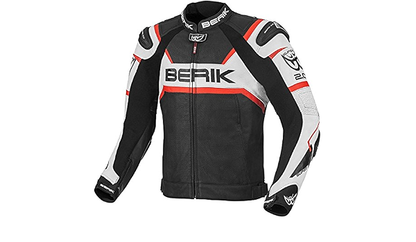 berik Tek de X Moto Chaqueta de piel : Amazon.es: Coche y moto