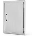 Stanbroil Outdoor Kitchen Access Door 14W x 20H Inch, Stainless Steel Vertical Single BBQ Access Door for Outdoor Kitchen, BB