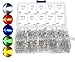 3mm and 5mm LED Lights Emitting Diodes Assortment Set Kit for Arduino Bright White Red Blue Green Yellow, 300-Pack primary
