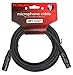 Kirlin Cable MPC-270-25/BK - 25 feet - XLR Male to XLR Female Microphone Cable Black PVC Jacket