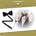 AVANTMEN Pre-tied Adjustable Men's Bow Ties Solid Mixed Color Satin Assorted Boys Bowties in Bulk 9PCS-C