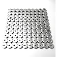 evernice Aluminum M Size Bobbins for Tin Lizzie 18 Quilting Machines (50)