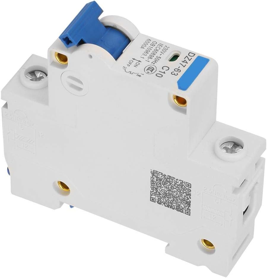 1P Miniature Circuit Breaker Leakage Protection Air Switch For Small Power Generation System (230V)(10A)