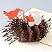 Paper Spiritz Nest of Love Pop Up Thanksgiving Card Birthday Card for Mom Dad Son 3D Handmade Sympathy Thank You Greeting Card