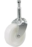 Shepherd Hardware9040 2-Inch Plastic Swivel Casters, Stem Mount, 2-Pack