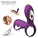 Easy to Clean Massage Tools Waterproof Rechargeable Male Ring Massage with Remote Control Adult Toys Play Stimulators Things for Men, Women and Couples