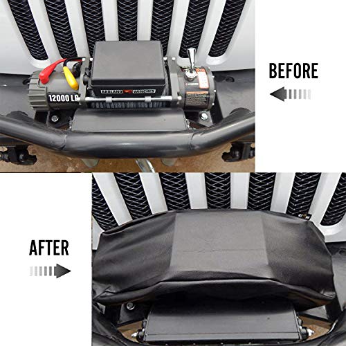 Seven Sparta Winch Cover Heavy Duty Waterproof Winch Protection Cover