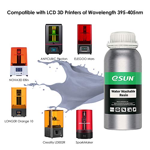 eSUN 405nm LCD 3D Printer Rapid Resin UV Curing Resin Water Washable ...