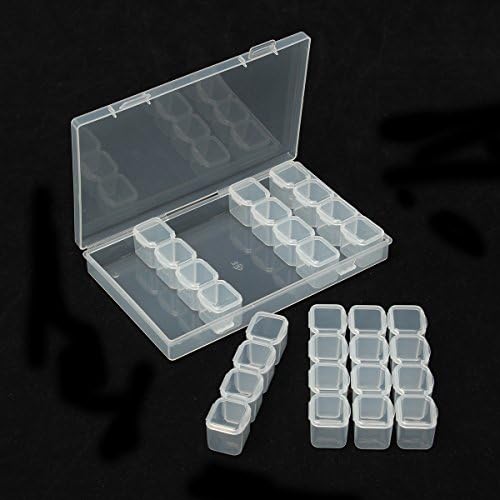 Compartment Box, Mejoy Jewelry Adjustable Box Compartment Organizer Plastic Storage Container Pill Pitamin Tackle Storage