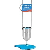 BAOSHISHAN No.4 Zahn Viscosity Cup, Stainless Steel, 200-1200 cSt | ASTM D4212 Compliant, 44ml, Dip Type, For Paint, Ink Viscosity Testing and QC Control