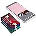 Card Holder for Credit Cards, ID, Driving Licence, Business Cards, etc. - Strong Sticker to Attach - Wallet Replacement - Money Clip or Holder for Cable/Earphones - with Rebel Tone Cleaning Cloth