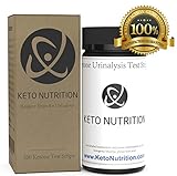 Ketone Strips by Keto Nutrition: Ketogenic Test Strips - 100 Professional Grade Urine Ketosis Testing Sticks for Ketogenic Diet, Diabetics, Paleo, Low Carb. Test Kit Measures Ketosis Fat Burning Level