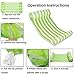 FLYMEI Water Hammock Lounge Swimming Pool Floats, Inflatable Pool Lounger - Green