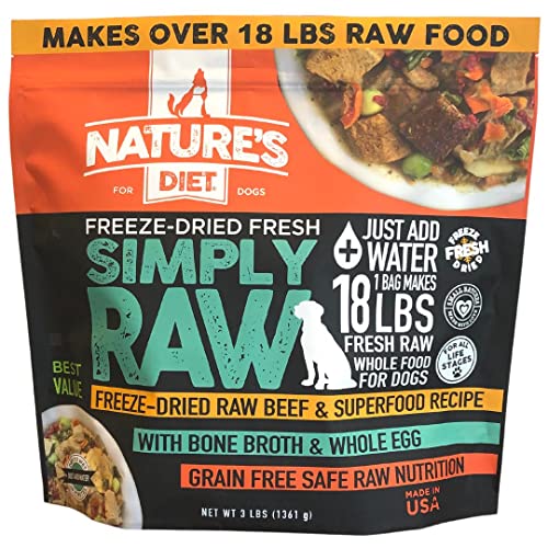 Nature's Diet Simply Raw Freeze-Dried Food