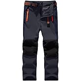 Jessie Kidden Kids Boys Girls Youth Waterproof Hiking Ski Snow Pants Elastic Waist Warm Insulated Pants