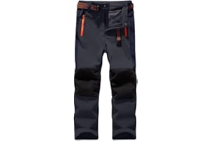 Jessie Kidden Kids Boys Girls Youth Waterproof Hiking Ski Snow Pants Elastic Waist Warm Insulated Pants