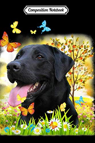 Composition Notebook: Black Labrador Cute Dog I love My Black Labrador Journal/Notebook Blank Lined Ruled 6x9 100 Pages