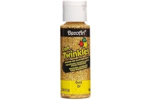 DecoArt Craft Twinkle Paint, 2 oz, Gold