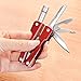 Edoking Compact Survival Kit, Camping Tools SOS, Multi Functional Pocket Tool, Including Flashlight, Wire Saw, Fire Starter, Emergency Whistle, Knife in Sturdy Soft Case