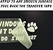 My Windows aren't Dirty That's My Dog's Nose Art - Vinyl Decal Sticker by MySigncraft