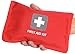 First Aid Kit - 66 Pieces - Small and Light Clear Sided Bag - Packed with Medical Supplies for Emergency, Survival, Hiking, Backpacking, Camping, Travel, Car & Cycling. Be Prepared at Home & Work primary
