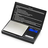 Smart Weigh SWS100 Elite Series Digital Pocket Scale, Digital Gram and Ounce Scale, Food Scale, Jewelry/Medicine Scale, Kitchen Scale 100 grams by 0.01 grams, Black