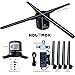 HOLOMOX 2019 New 19.6 Inch with 4 Blades! 3D Hologram Advertising Display Fan, iOS Android WiFi Cloud Cluster, High Res, Hundreds of 3D Videos, Holographic Projector Ideal for Any Retail Store.thumb 1
