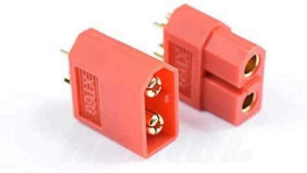 YUNIQUE UK 5 Pairs XT60 Male to Female, Connectors for RC Lipo Model Batteries