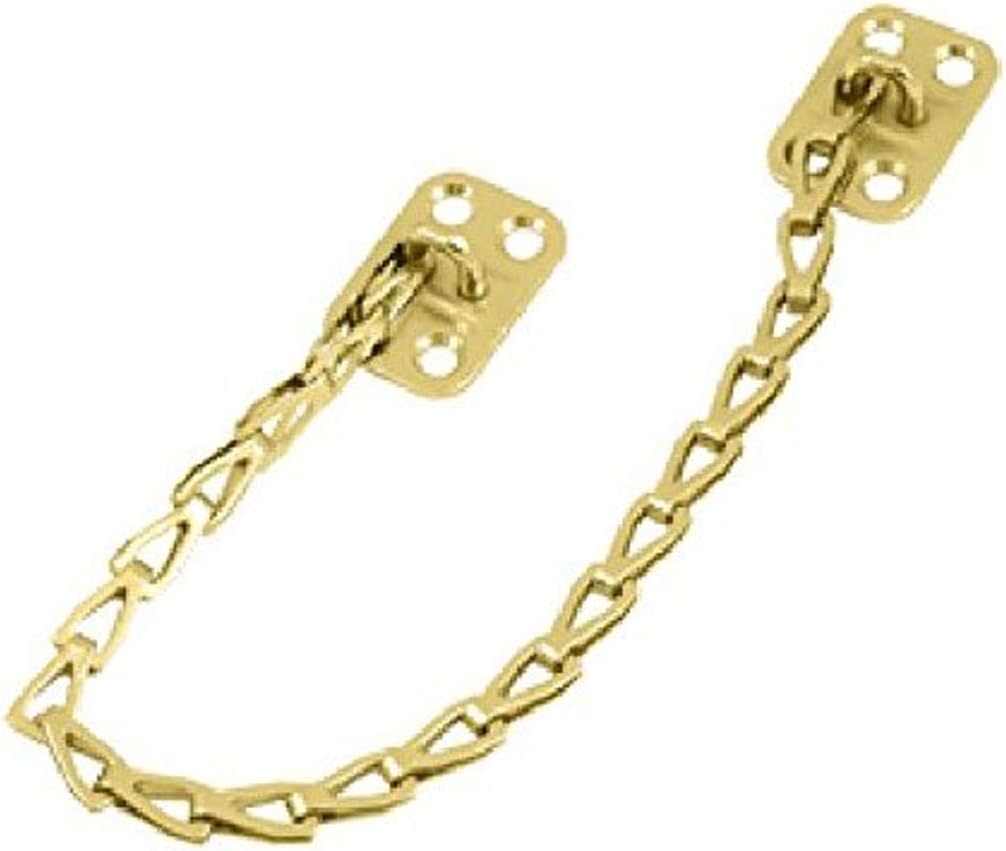 Deltana TC82U3 Solid Brass 12Inch Long Transom Chain, Door Hardware