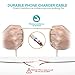 GANJOY iPhone Charger 3Pack 3FT/6FT/10FT(1M/2M/3M) Nylon Braided 8 pin Charging Cables USB Charger Cord, Compatible with iPhone 7/7 Plus/6s/6s Plus/6/6 Plus/5/5S/5C/iPad and iPod (Gold)