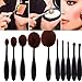 ABCsell 10PC/Set Toothbrush Eyebrow Foundation Eyeliner Lip Oval Brushes ...